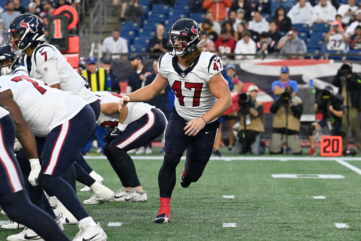 Houston Texans fullback Andrew Beck 